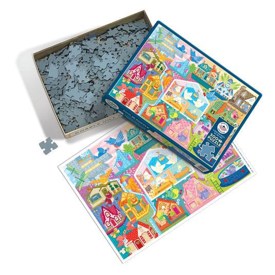 Rainbow Birdies 500 Piece Jigsaw Puzzle by Cobble Hill