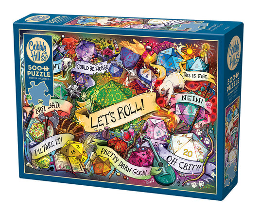 Let's Roll! 500 Piece Jigsaw Puzzle by Cobble Hill