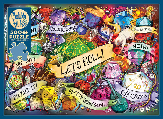 Let's Roll! 500 Piece Jigsaw Puzzle by Cobble Hill