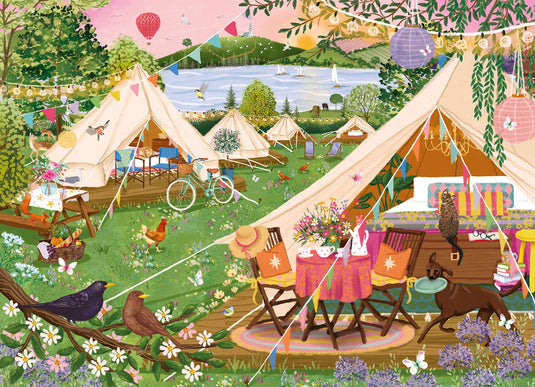 Glamping 500 Piece Jigsaw Puzzle by Cobble Hill