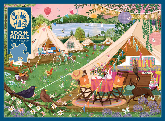 Glamping 500 Piece Jigsaw Puzzle by Cobble Hill
