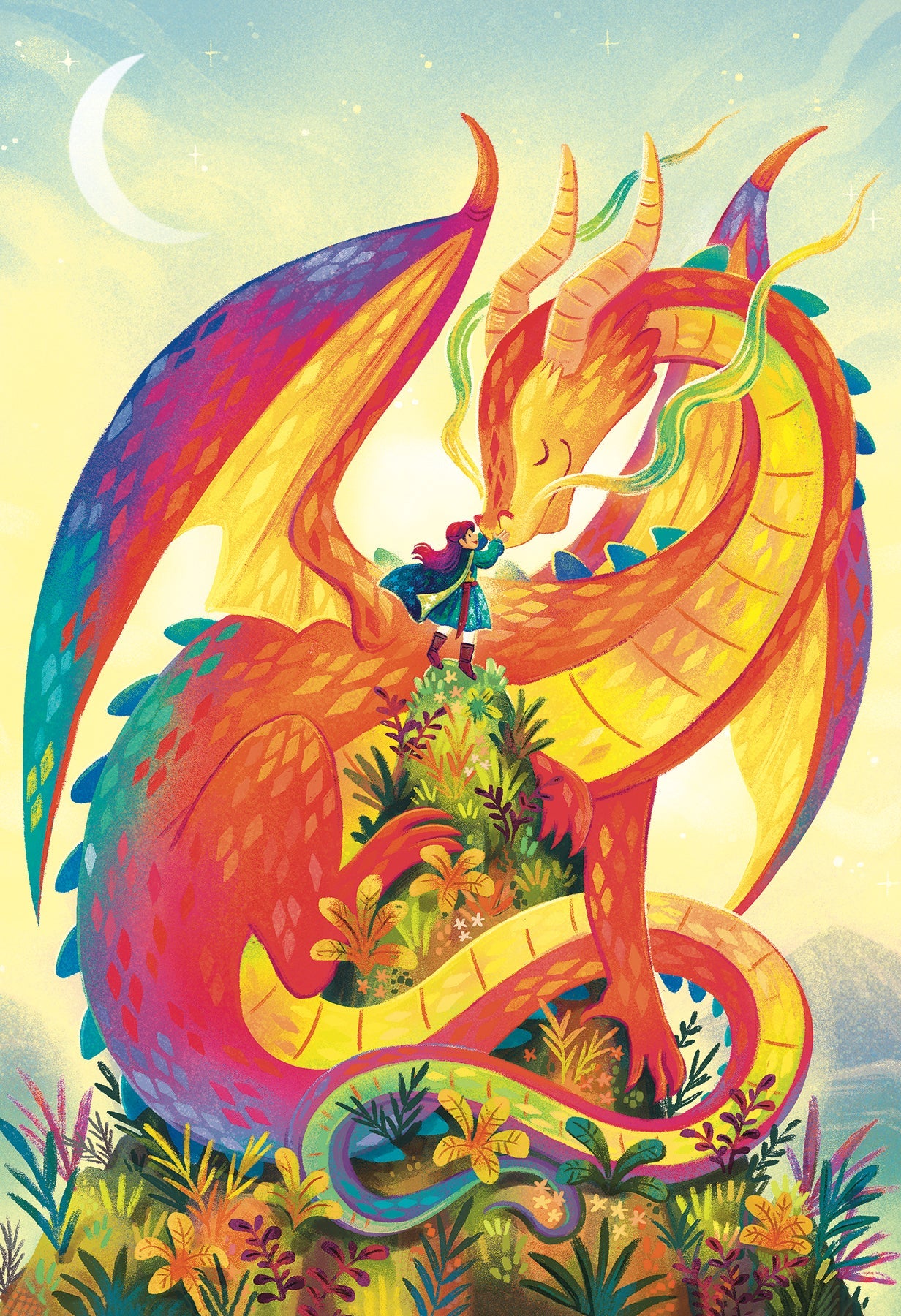 Rainbow Dragon 100 Piece Jigsaw Puzzle by Cobble Hill