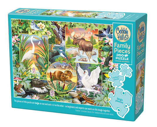 River Magic 350 (Family) Piece Jigsaw Puzzle by Cobble Hill - 1