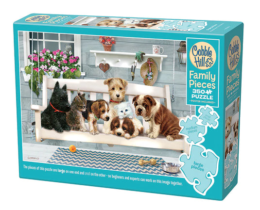 Porch Pals 350 (Family) Piece Jigsaw Puzzle by Cobble Hill