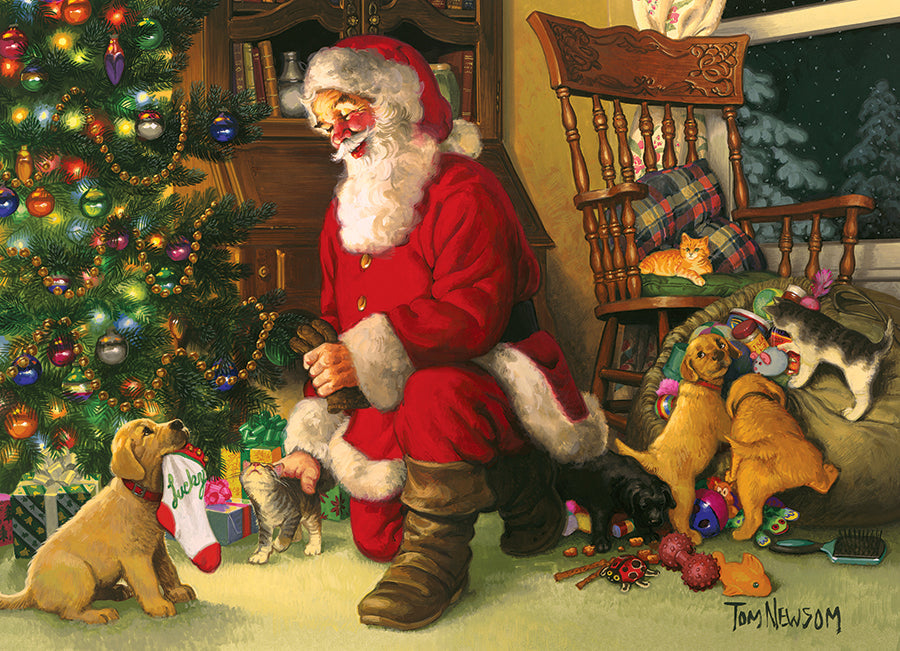 Santa's Lucky Stocking 350 (Family) Piece Jigsaw Puzzle by Cobble Hill