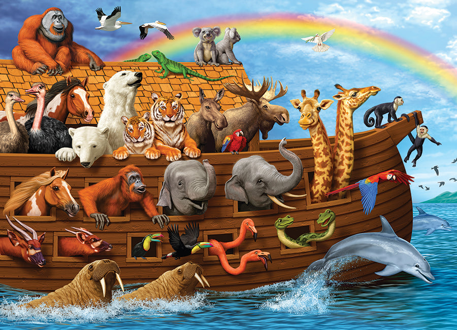 Voyage of the Ark 350 (Family) Piece Jigsaw Puzzle by Cobble Hill