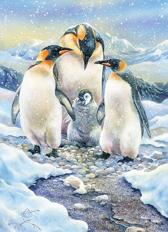 Penguin Family 350 (Family) Piece Jigsaw Puzzle by Cobble Hill - 2