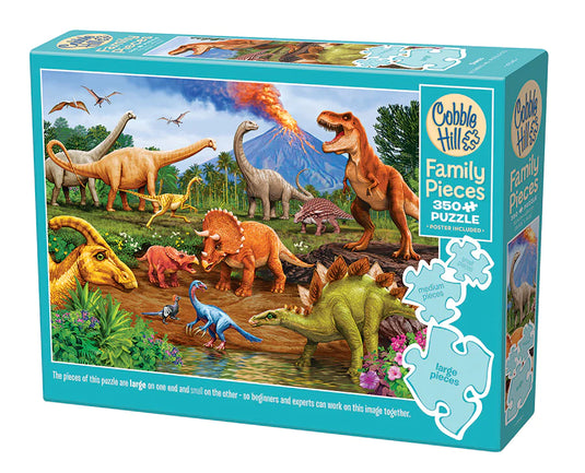 Dinos 350 (Family) Piece Jigsaw Puzzle by Cobble Hill