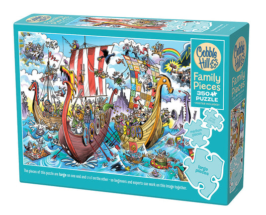 Viking Voyage 350 (Family) Piece Jigsaw Puzzle by Cobble Hill - 1