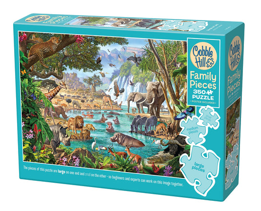 River of Life (Family) 350 Piece Jigsaw Puzzle by Cobble Hill - 1