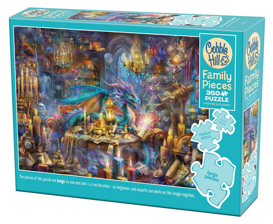 The Library Keeper (Family) 350 Piece Jigsaw Puzzle by Cobble Hill - 1