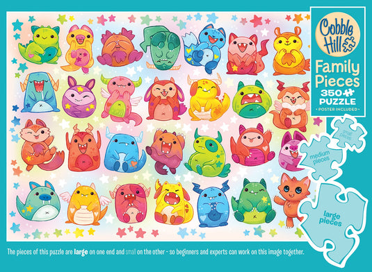 Little Monsters 350 Piece Jigsaw Puzzle by Cobble Hill