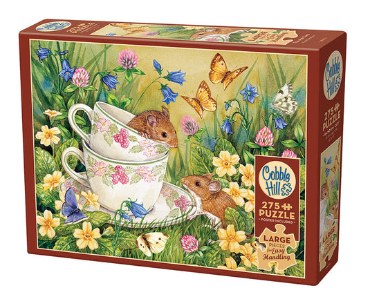 Tea for Two 275 (Easy Handling) Piece Jigsaw Puzzle by Cobble Hill - 1