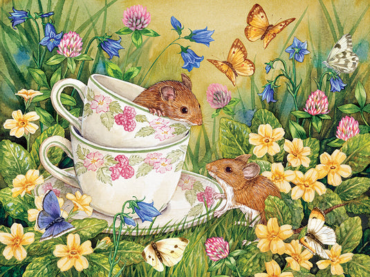 Tea for Two 275 (Easy Handling) Piece Jigsaw Puzzle by Cobble Hill - 2