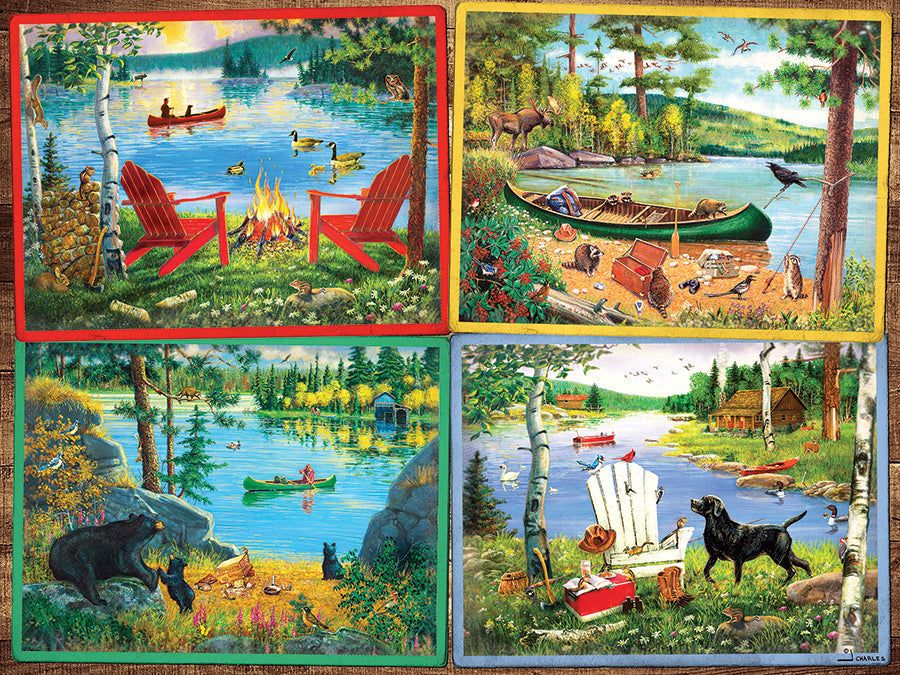 Cabin Country 275 (Easy Handling) Piece Jigsaw Puzzle by Cobble Hill