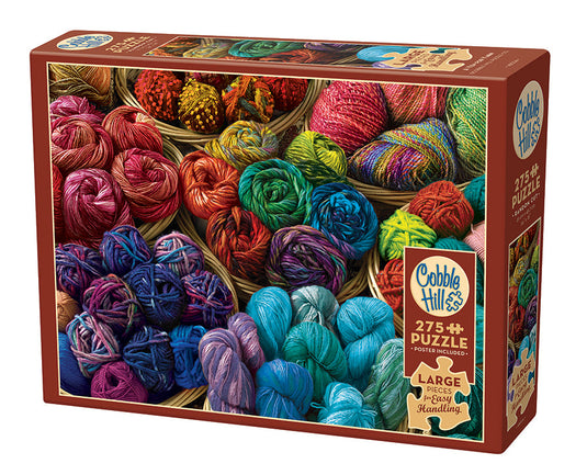 A Yen for Yarn 275 (Easy Handling) Piece Jigsaw Puzzle by Cobble Hill - 1