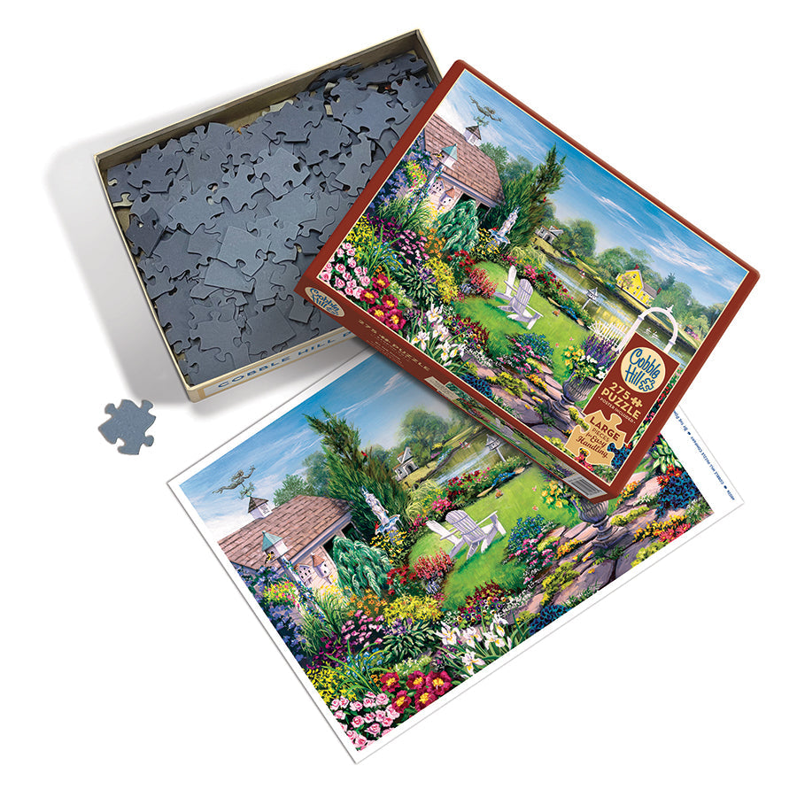 By the Pond 275 (Easy Handling) Piece Jigsaw Puzzle by Cobble Hill