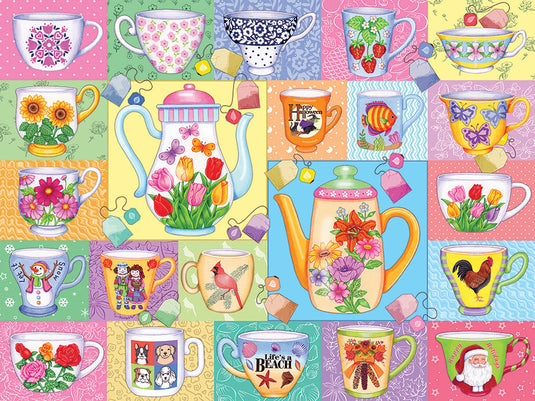 Which Cup? 275 (Easy Handling) Piece Jigsaw Puzzle by Cobble Hill - 2