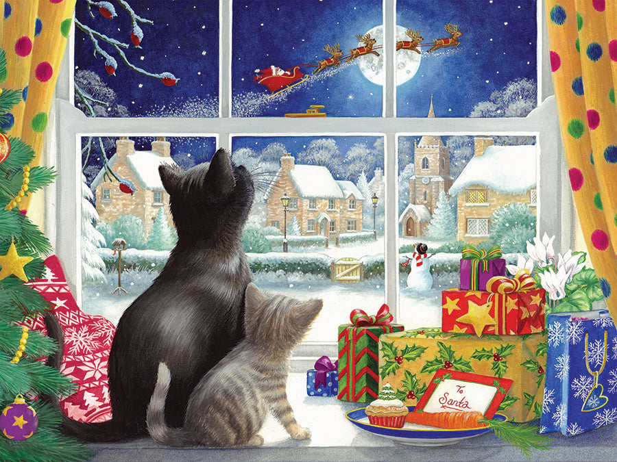 Waiting for St. Nick 275 (Easy Handling) Piece Jigsaw Puzzle by Cobble Hill