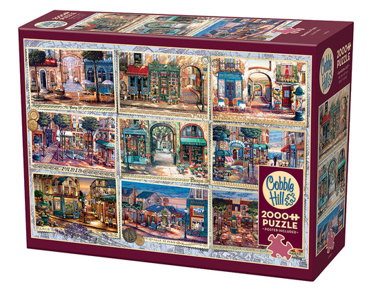 Memories of Paris 2000 Piece Jigsaw Puzzle by Cobble Hill - 1