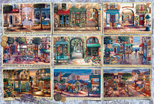 Memories of Paris 2000 Piece Jigsaw Puzzle by Cobble Hill - 2