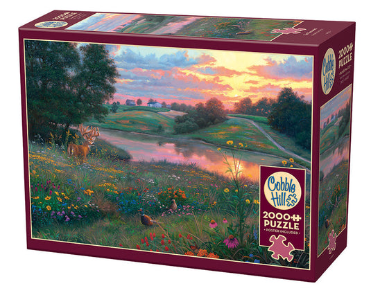 The Gloaming 2000 Piece Jigsaw Puzzle by Cobble Hill - 1