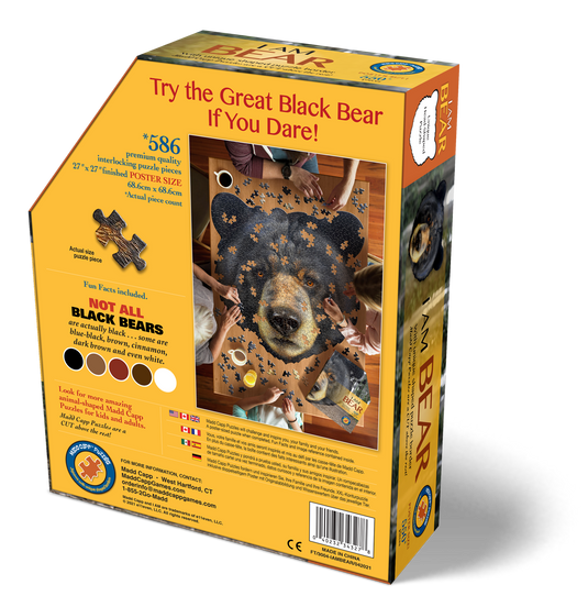 I Am Bear 550 Piece Puzzle by Madd Capp Box Back