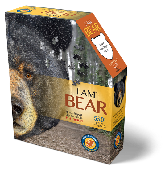 I Am Bear 550 Piece Puzzle by Madd Capp Box Front