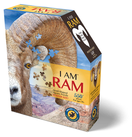 I Am Ram 550 Piece Puzzle by Madd Capp Box Front