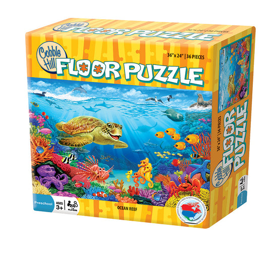 Ocean Reef 36 Piece Floor Jigsaw Puzzle by Cobble Hill - 1