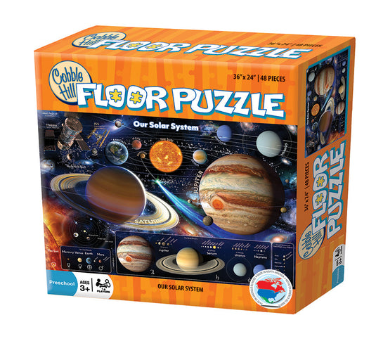 Our Solar System 48 Piece Floor Jigsaw Puzzle by Cobble Hill - 1