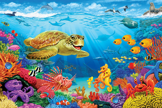 Ocean Reef 35 Piece Jigsaw Puzzle by Cobble Hill
