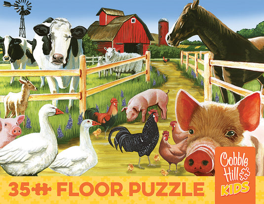 Welcome to the Farm 35 Piece Jigsaw Puzzle by Cobble Hill