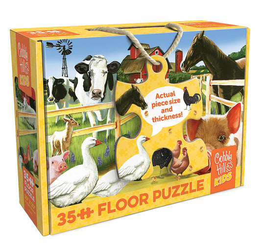 Welcome to the Farm 35 Piece Jigsaw Puzzle by Cobble Hill