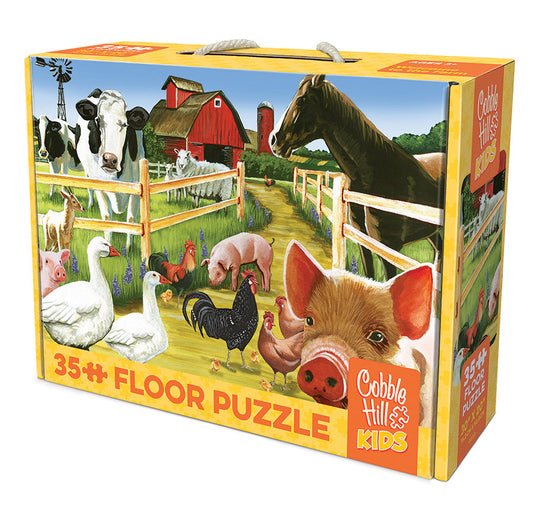 Welcome to the Farm 35 Piece Jigsaw Puzzle by Cobble Hill