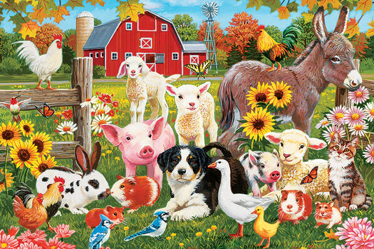 Farmyard Greetings 35 Piece Jigsaw Puzzle by Cobble Hill