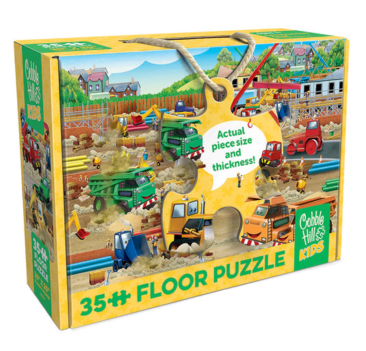 Construction Zone 35 Piece Jigsaw Puzzle by Cobble Hill