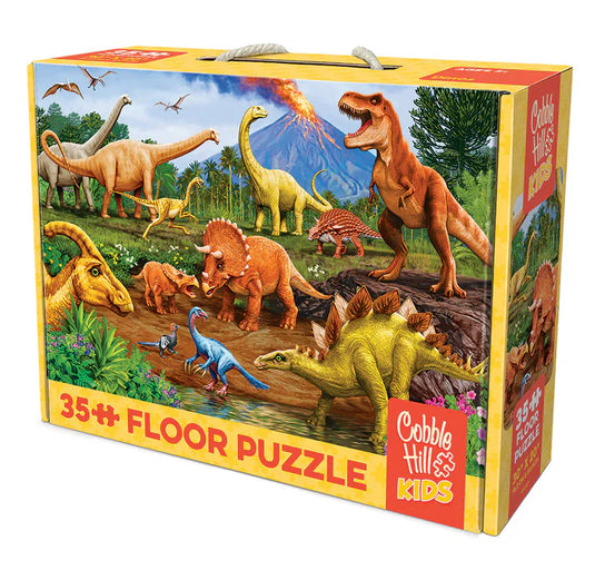 Dinos (35pc) 35 Piece Jigsaw Puzzle by Cobble Hill - 1