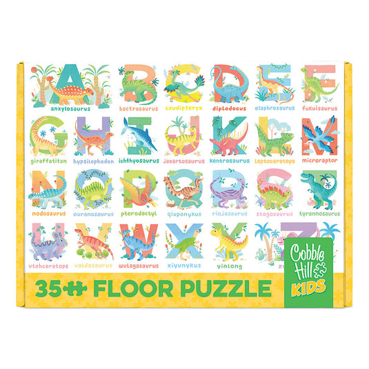 Dinosaur Alphabet (35pc) 35 Piece Jigsaw Puzzle by Cobble Hill