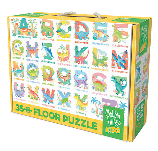 Dinosaur Alphabet (35pc) 35 Piece Jigsaw Puzzle by Cobble Hill