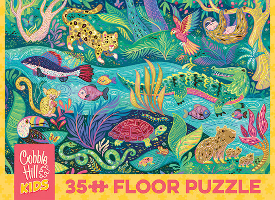 In the Rainforest (35pc) 35 Piece Jigsaw Puzzle by Cobble Hill