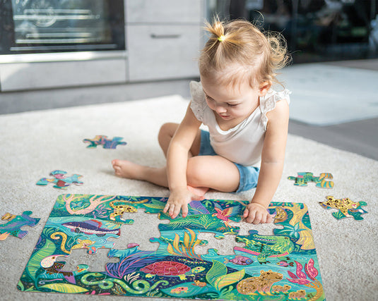 In the Rainforest (35pc) 35 Piece Jigsaw Puzzle by Cobble Hill