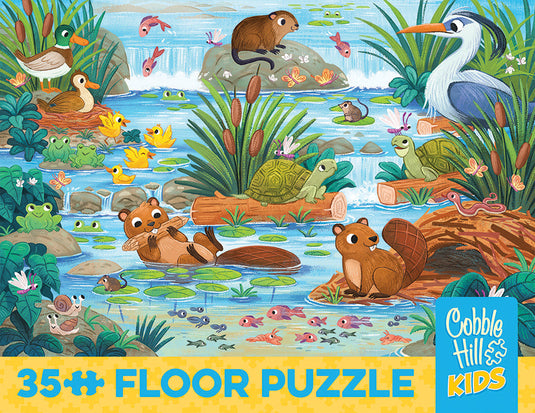 Beaver and Friends (35pc) 35 Piece Jigsaw Puzzle by Cobble Hill