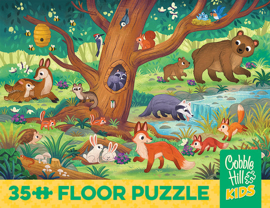 Bear and Friends (35pc) 35 Piece Jigsaw Puzzle by Cobble Hill