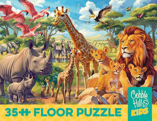 African Plains (35pc) 35 Piece Jigsaw Puzzle by Cobble Hill