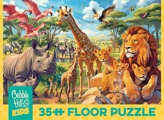 African Plains (35pc) 35 Piece Jigsaw Puzzle by Cobble Hill