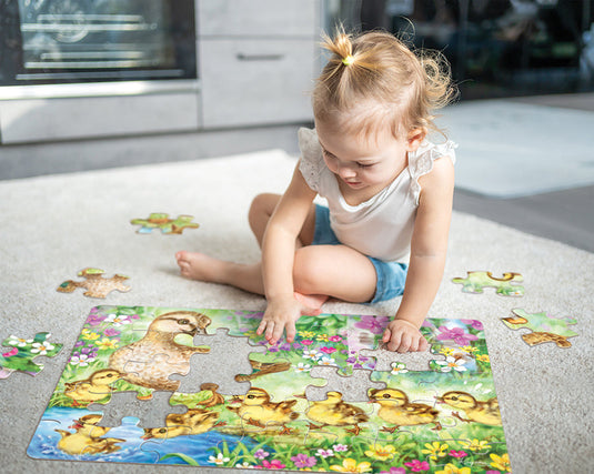Ducklings (35pc) 35 Piece Jigsaw Puzzle by Cobble Hill