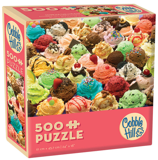 More Ice Cream Please 500 Piece Modular Jigsaw Puzzle by Cobble Hill - 1