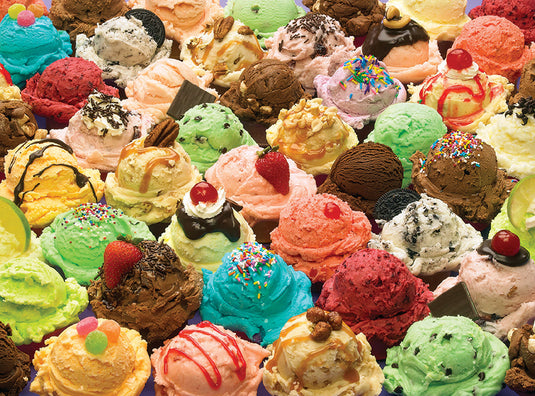 More Ice Cream Please 500 Piece Modular Jigsaw Puzzle by Cobble Hill - 2