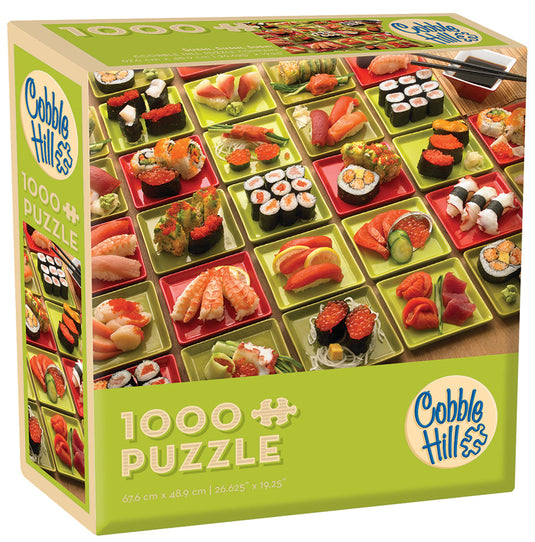 Sushi Sushi Sushi 1000 Piece Modular Jigsaw Puzzle by Cobble Hill - 1